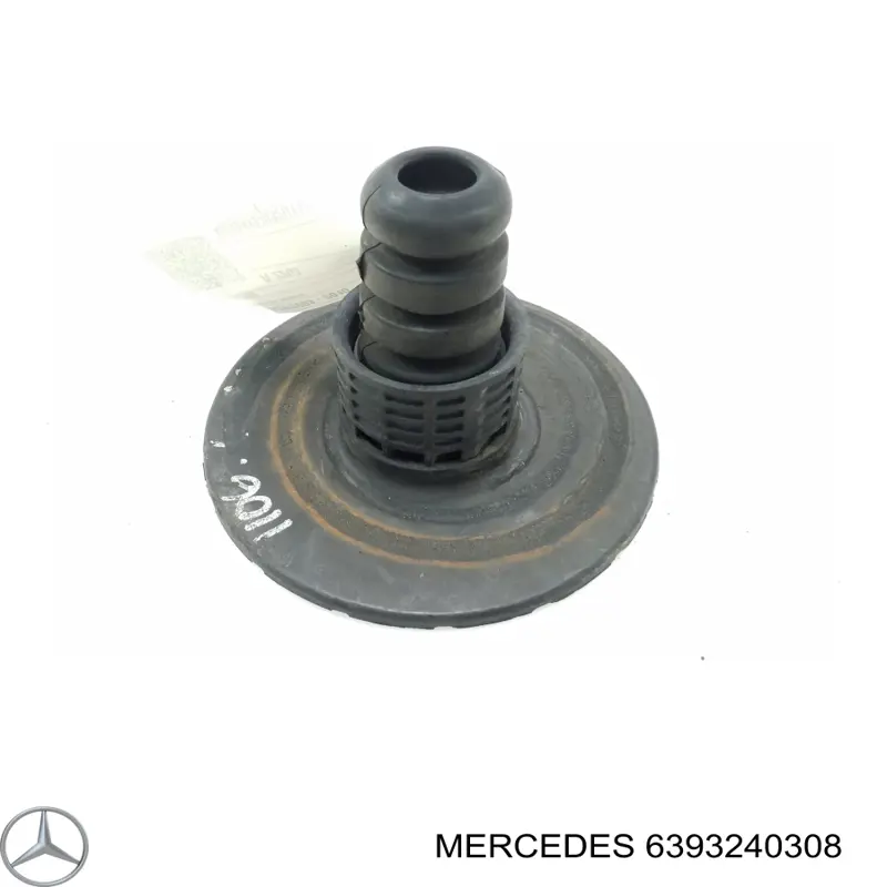 6393240308 Mercedes caja de muelle, eje trasero, arriba