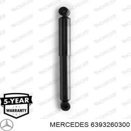 6393260300 Mercedes amortiguador trasero