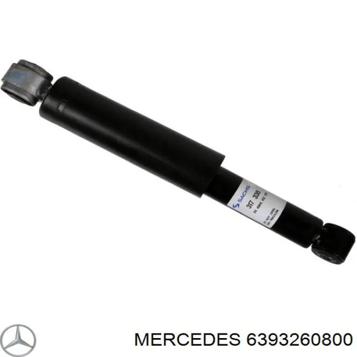 6393260800 Mercedes amortiguador trasero