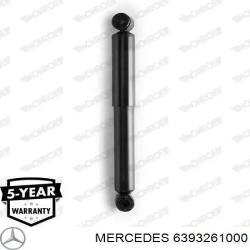 6393261000 Mercedes amortiguador trasero