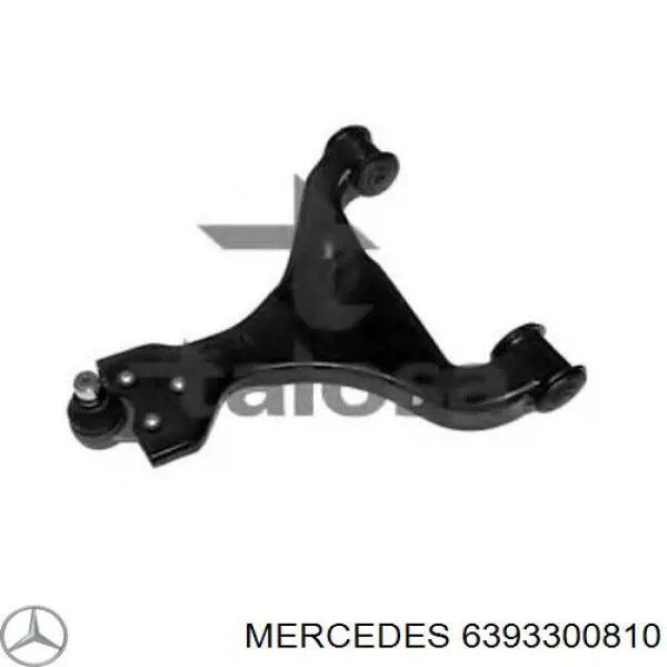 6393300810 Mercedes barra oscilante, suspensión de ruedas delantera, inferior izquierda