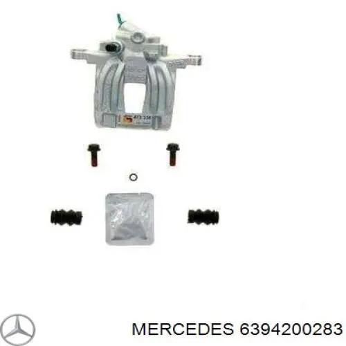 6394200283 Mercedes pinza de freno trasera izquierda