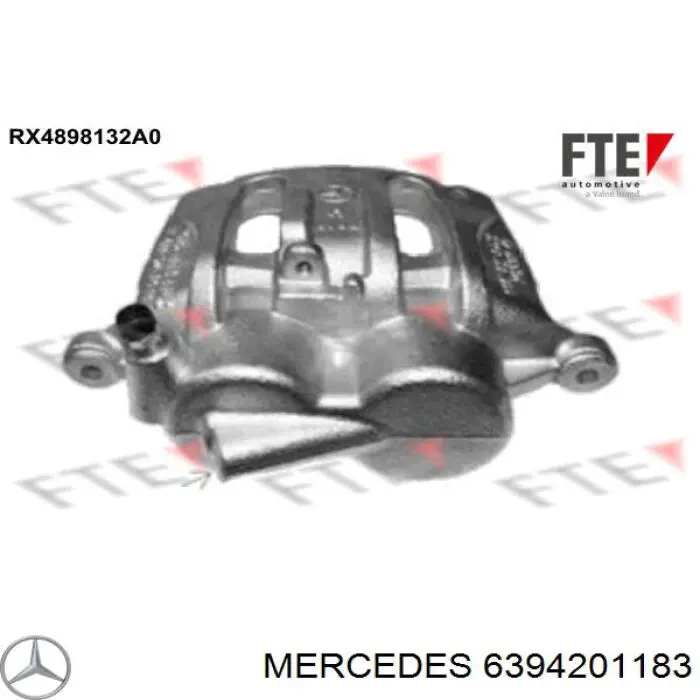 6394201183 Mercedes pinza de freno delantera derecha