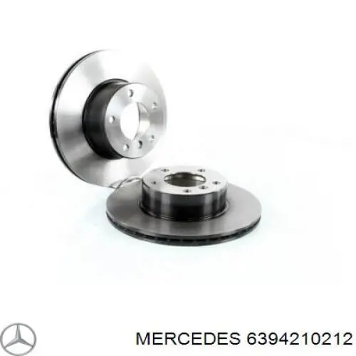 6394210212 Mercedes freno de disco delantero