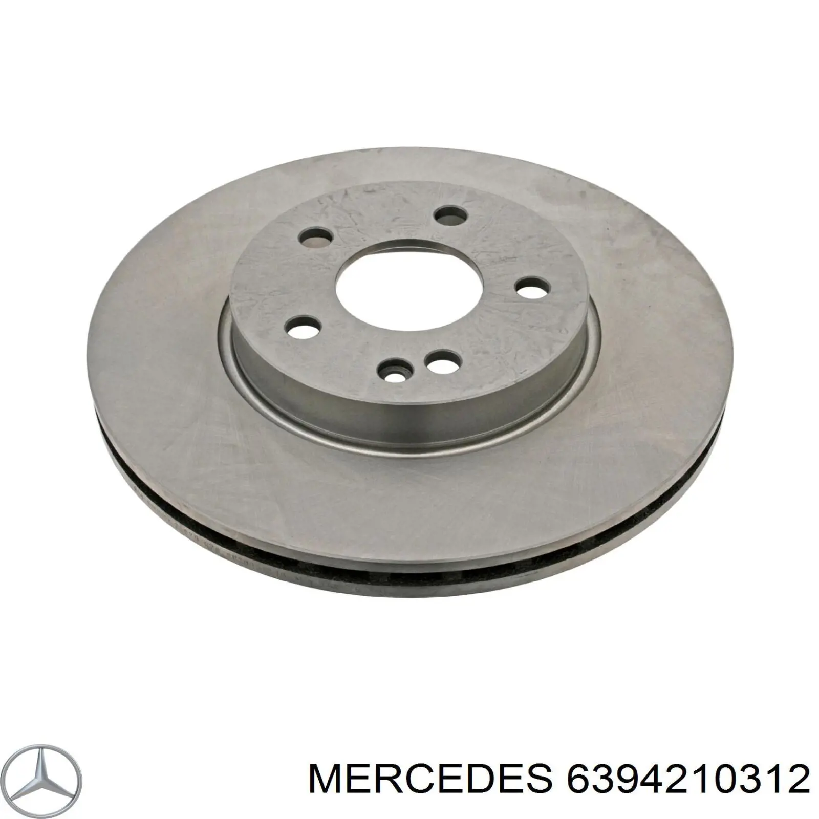 6394210312 Mercedes freno de disco delantero