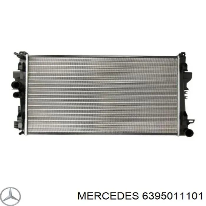 6395011101 Mercedes radiador refrigeración del motor