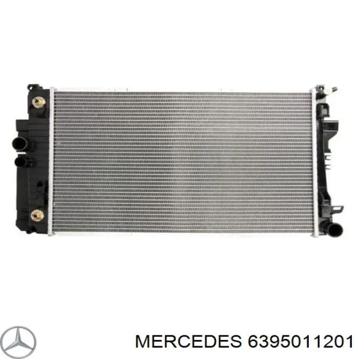 6395011201 Mercedes radiador refrigeración del motor