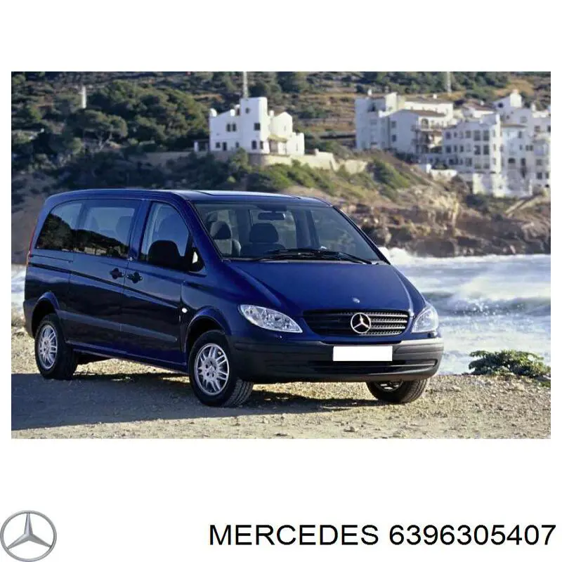 6396305407 Mercedes guardabarros delantero derecho