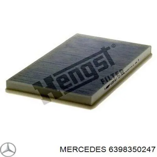 6398350247 Mercedes filtro de habitáculo