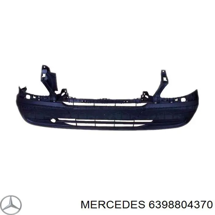 6398804370 Mercedes parachoques delantero