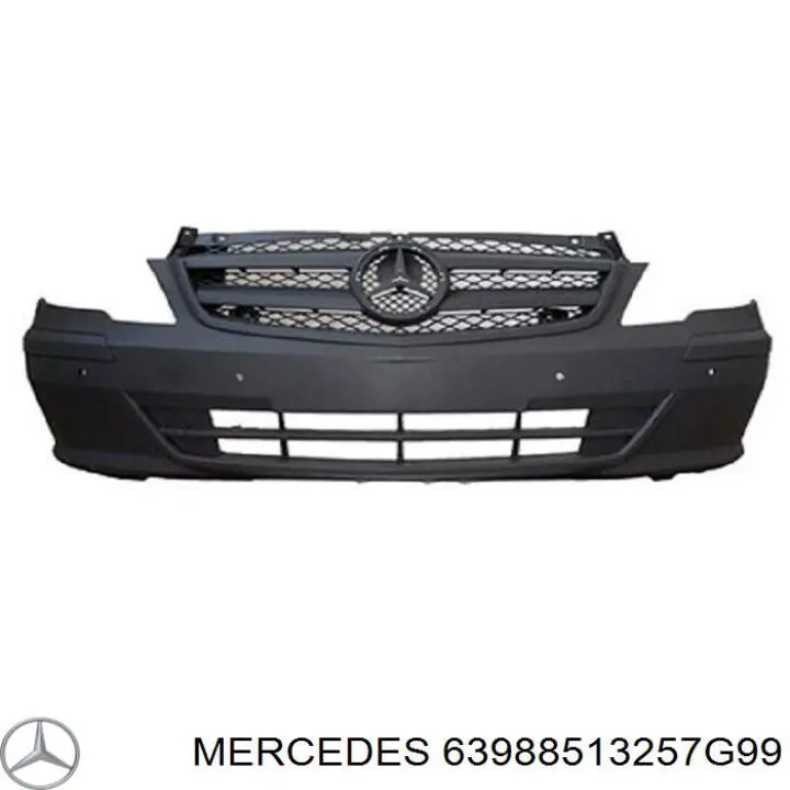 63988513257G99 Mercedes parachoques delantero