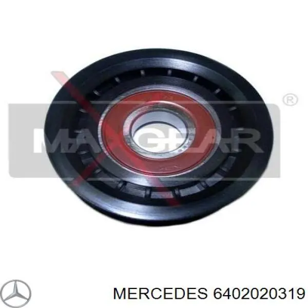 6402020319 Mercedes polea inversión / guía, correa poli v