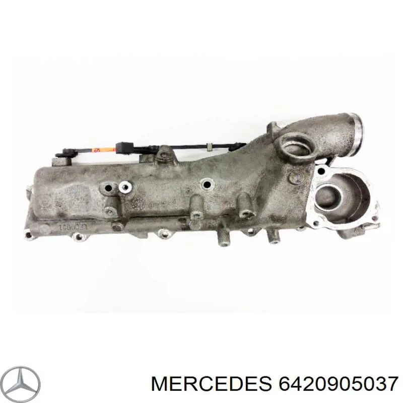 6420905037 Mercedes colector de admisión derecho