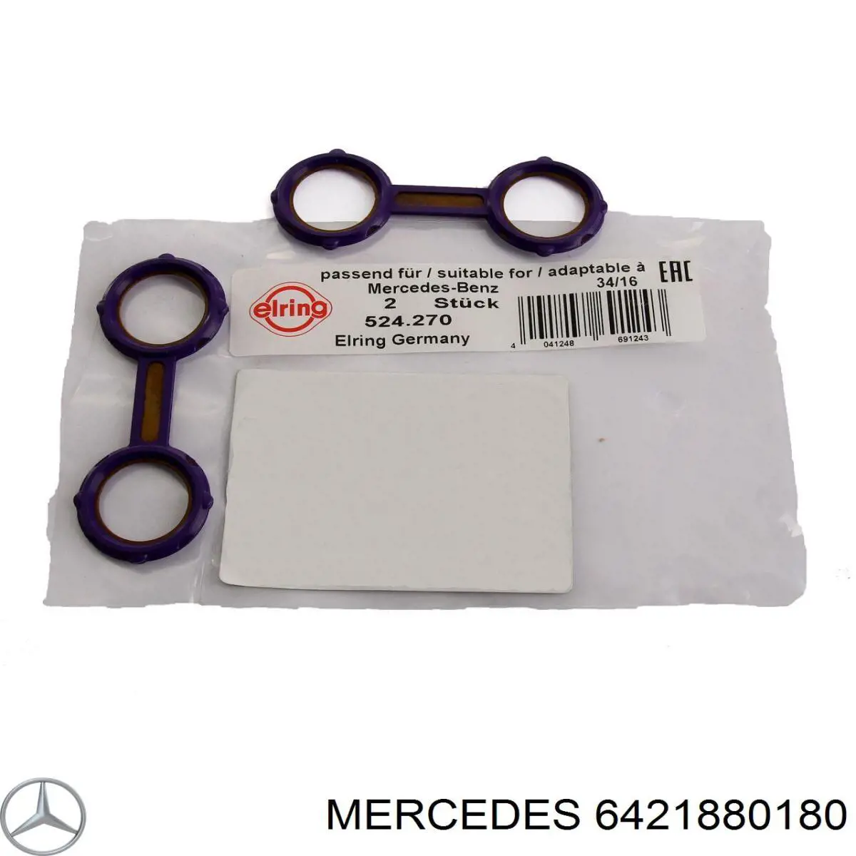 6421880180 Mercedes junta de radiador de aceite