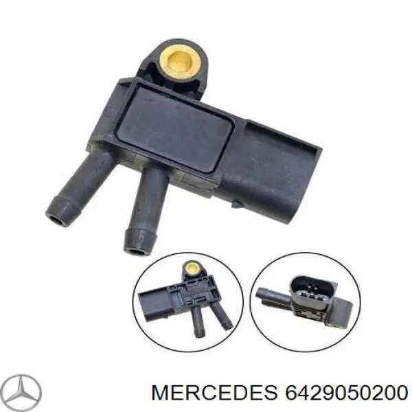 6429050200 Mercedes sensor de presion de escape