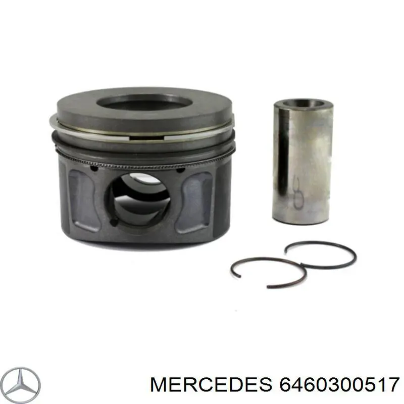 6460300517 Mercedes pistón completo para 1 cilindro, std