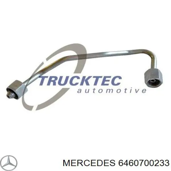 6460700233 Mercedes tubería alta presión, sistema inyección para cilindro 1