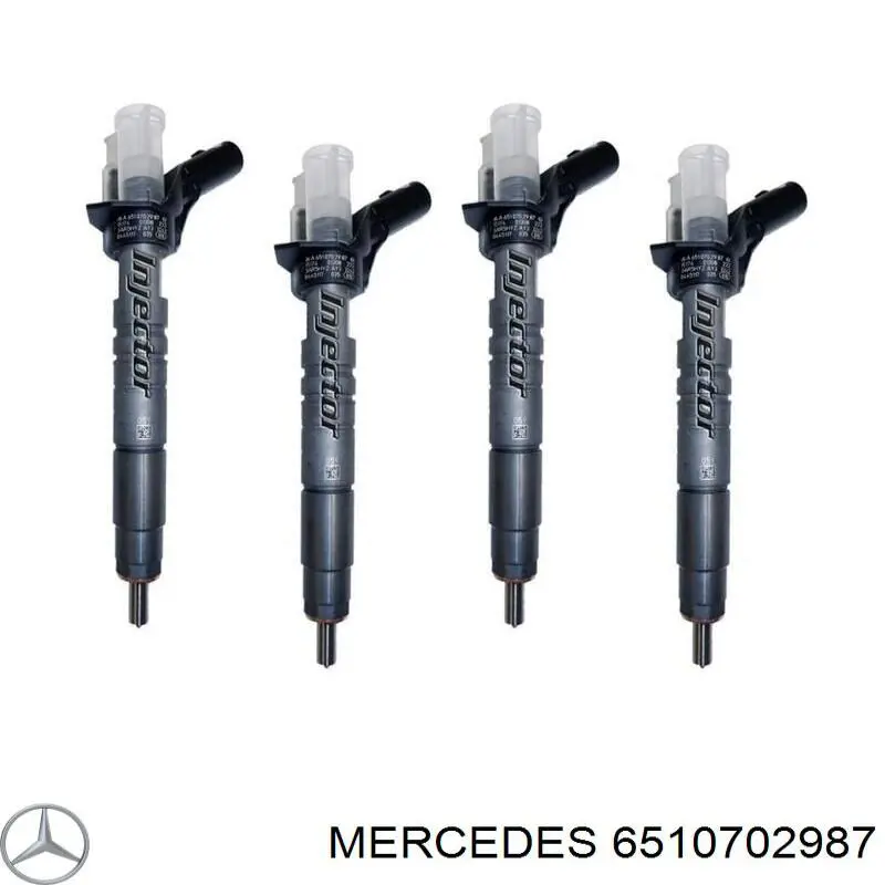 6510702987 Mercedes inyector de combustible