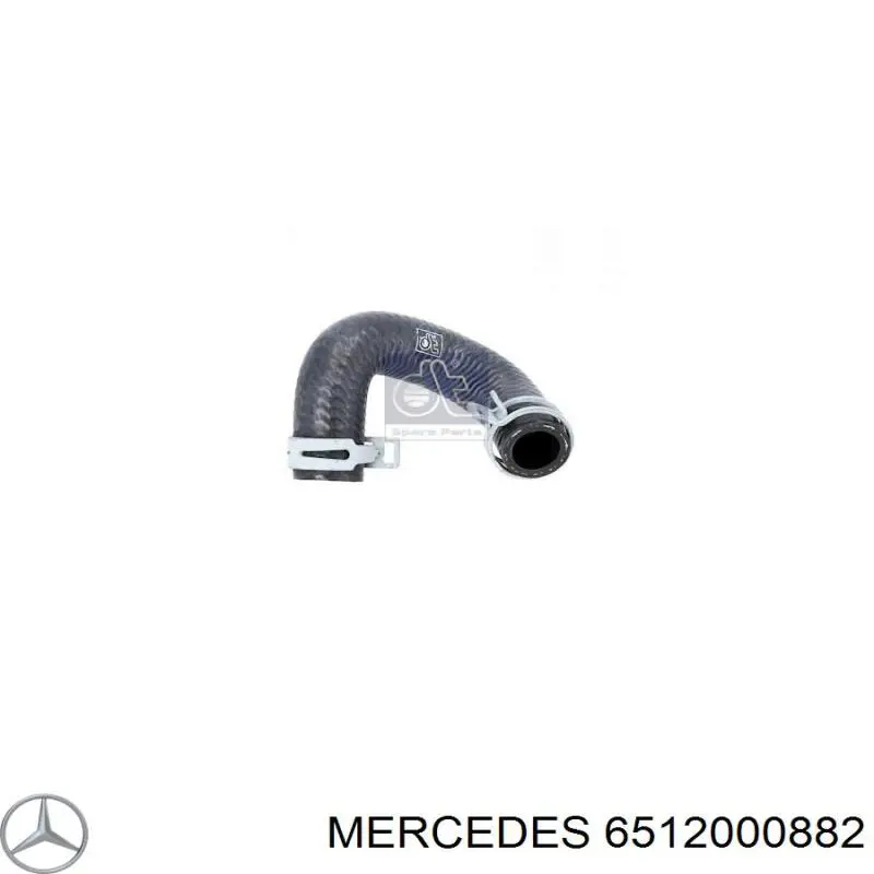 6512000882 Mercedes manguera radiador egr, línea de retorno