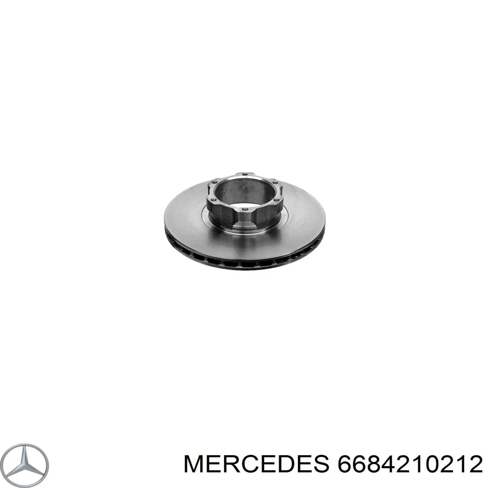 6684210212 Mercedes freno de disco delantero