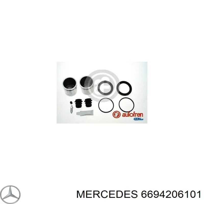 6694206101 Mercedes pinza de freno delantera derecha