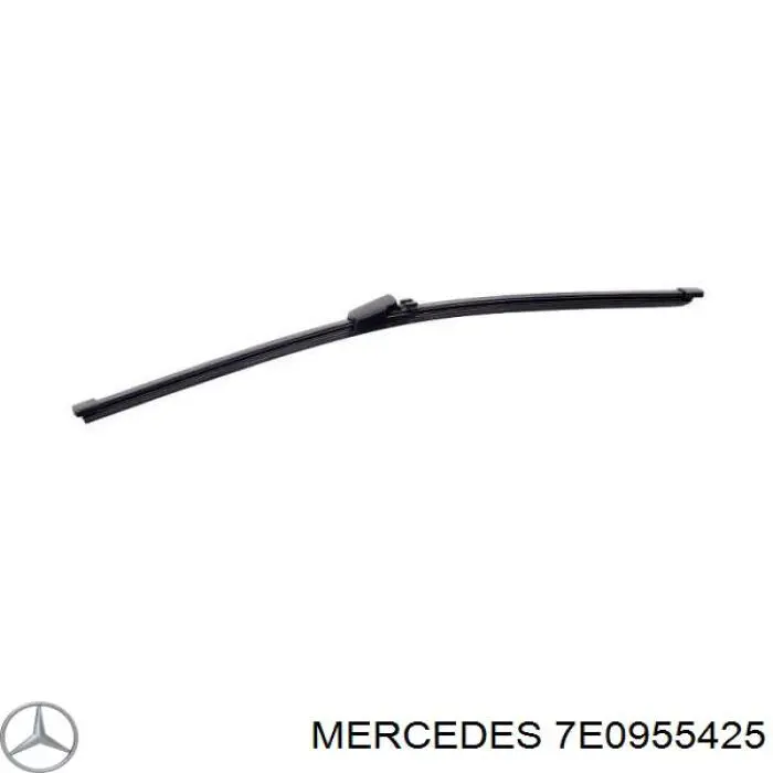 7E0955425 Mercedes limpiaparabrisas de luna trasera