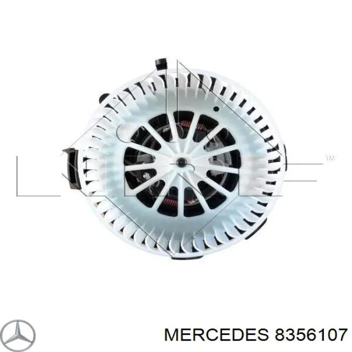 8356107 Mercedes motor eléctrico, ventilador habitáculo