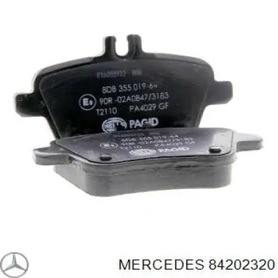 84202320 Mercedes pastillas de freno traseras