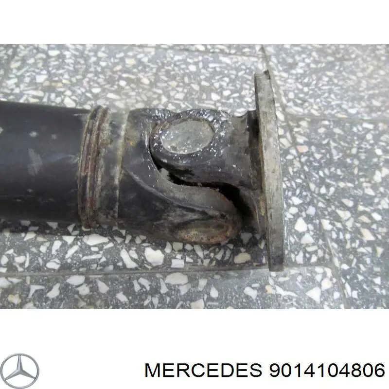 9014104806 Mercedes árbol cardán trasero completo