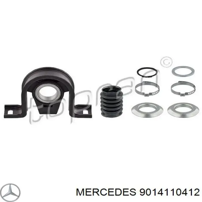 9014110412 Mercedes suspensión, árbol de transmisión