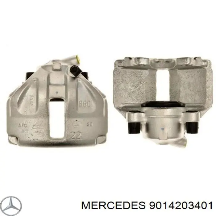 9014203401 Mercedes pinza de freno delantera derecha