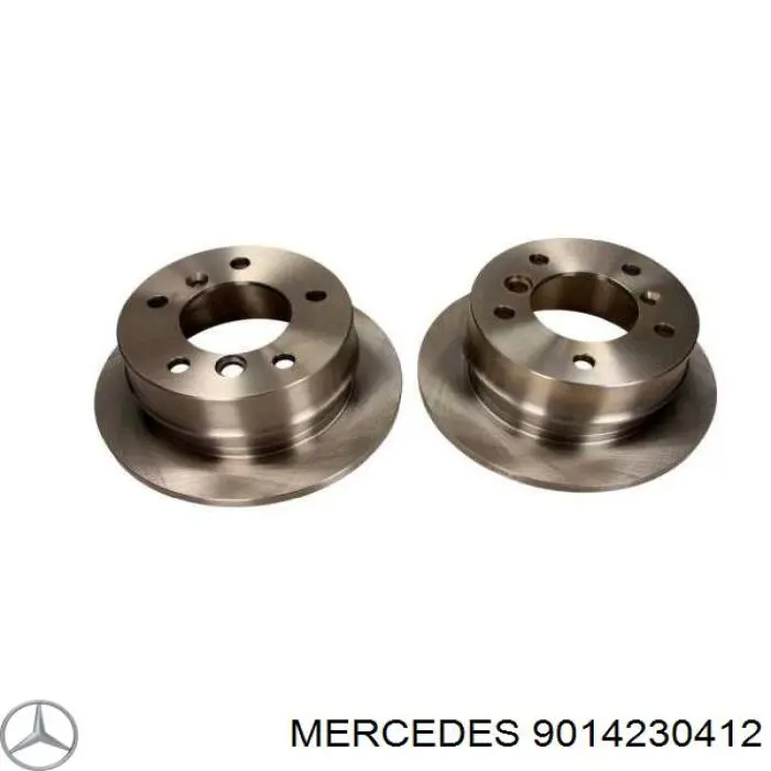 9014230412 Mercedes disco de freno trasero