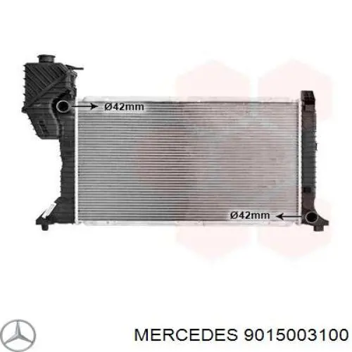 9015003100 Mercedes radiador refrigeración del motor