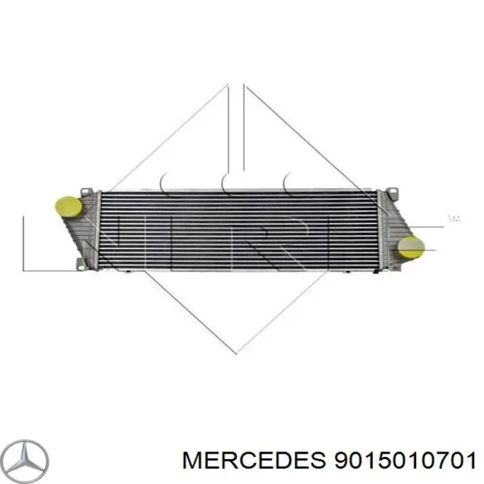 9015010701 Mercedes radiador de aire de admisión