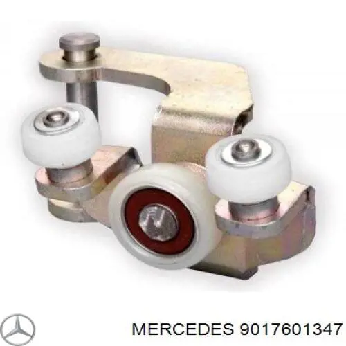 9017601347 Mercedes guía rodillo, puerta corrediza, derecho central