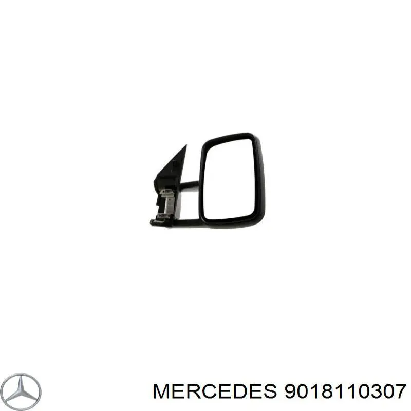 9018110307 Mercedes espejo retrovisor derecho