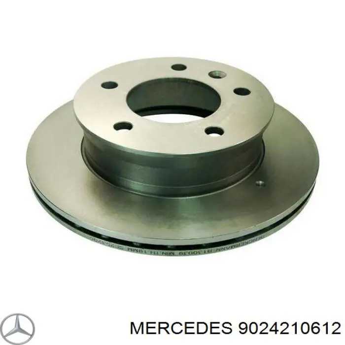 9024210612 Mercedes freno de disco delantero