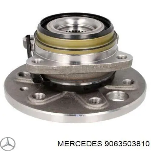 9063503810 Mercedes árbol de transmisión trasero derecho