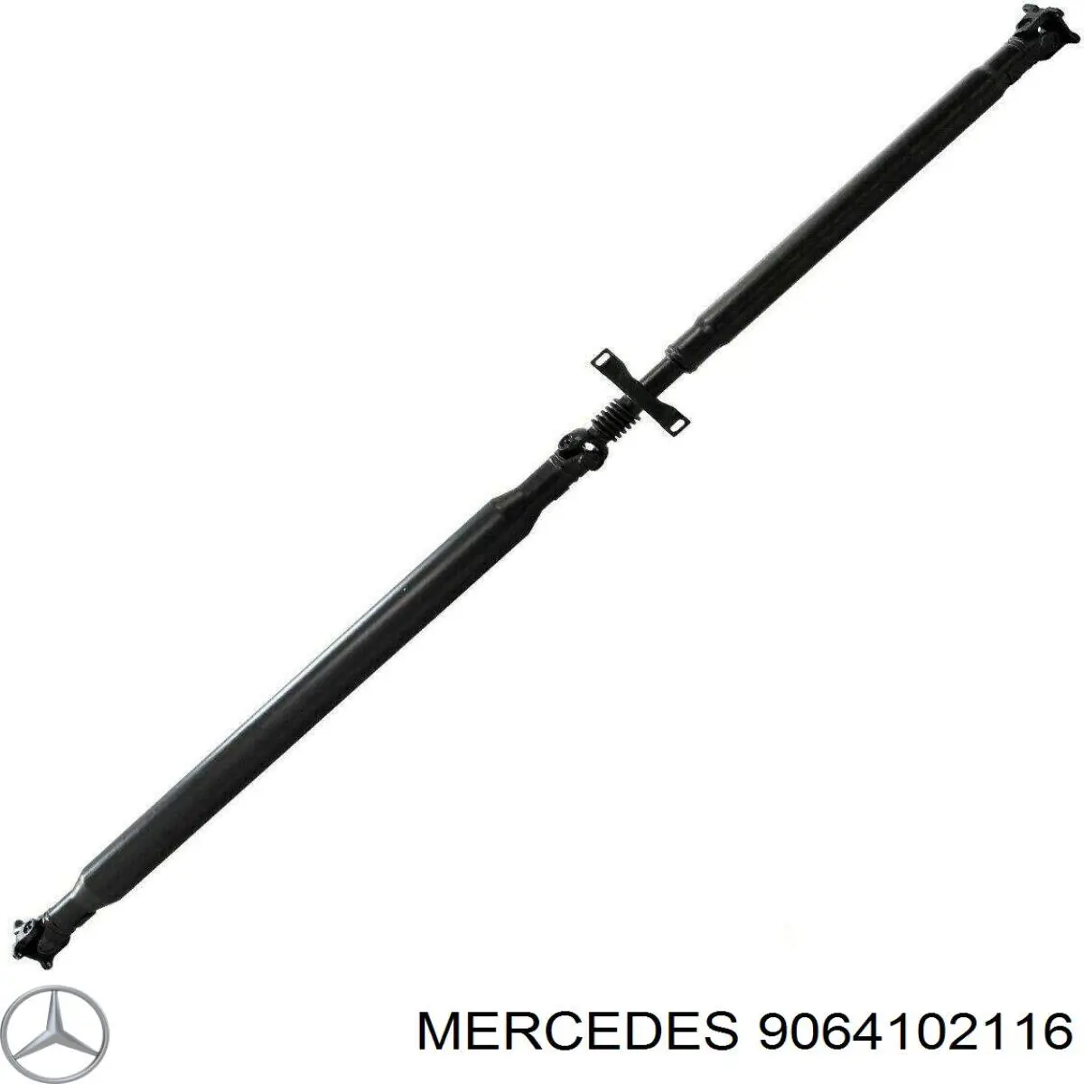 9064102116 Mercedes árbol cardán trasero completo