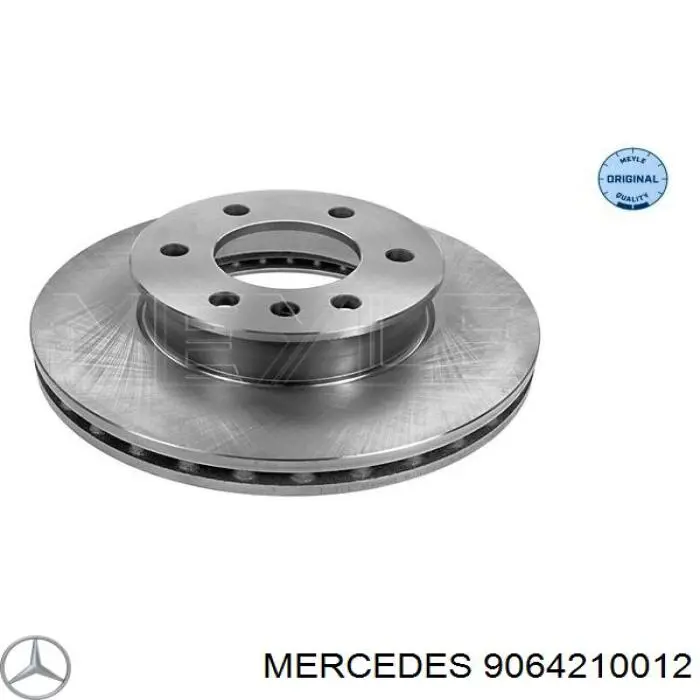 9064210012 Mercedes freno de disco delantero