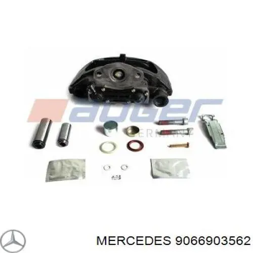 9066903562 Mercedes moldura de guardabarro trasero derecho