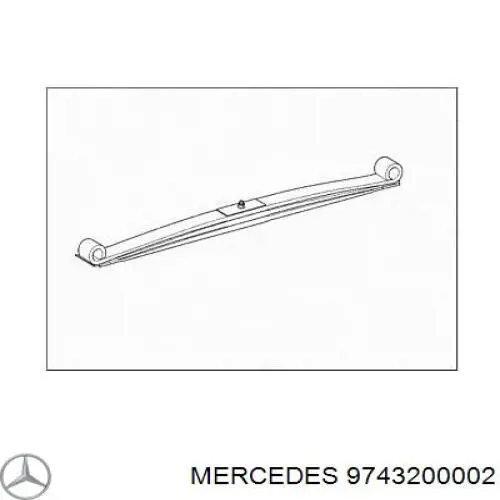 9743200002 Mercedes ballesta delantera