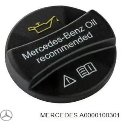 A0000100301 Mercedes tapa de tubo de llenado de aceite