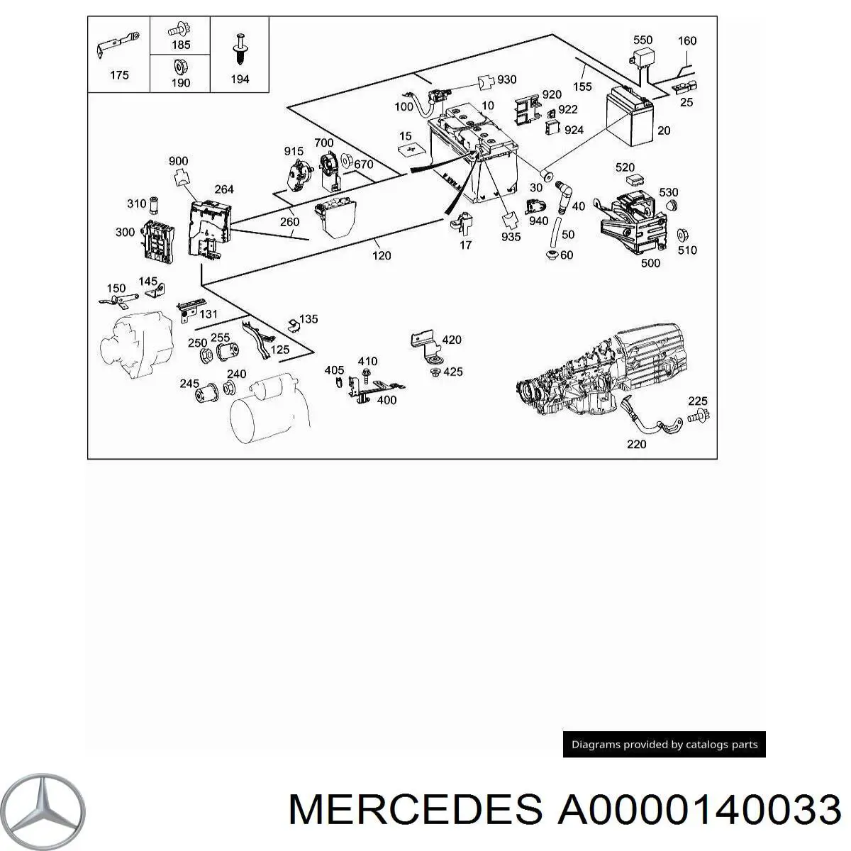 A0000140033 Mercedes 