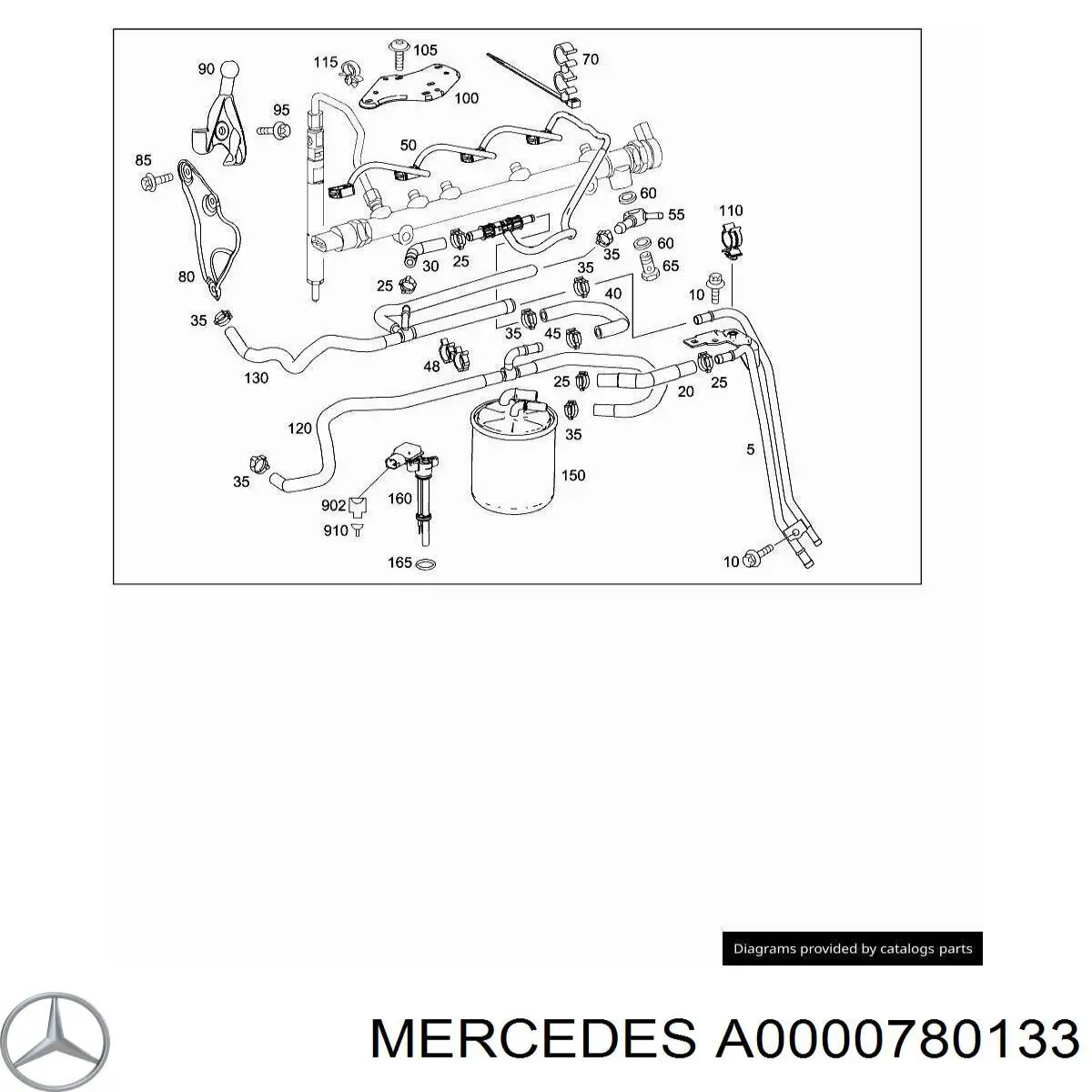 A0000780133 Mercedes 