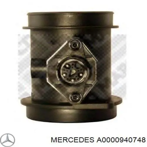 A0000940748 Mercedes sensor de flujo de aire/medidor de flujo (flujo de aire masibo)