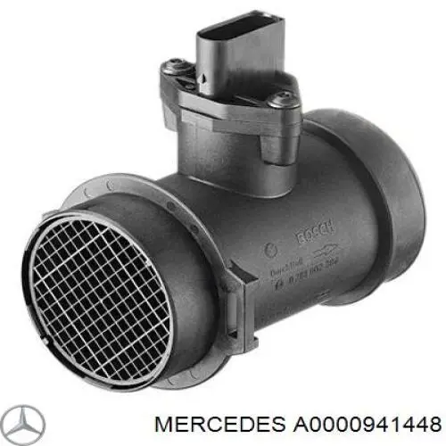 A0000941448 Mercedes sensor de flujo de aire/medidor de flujo (flujo de aire masibo)