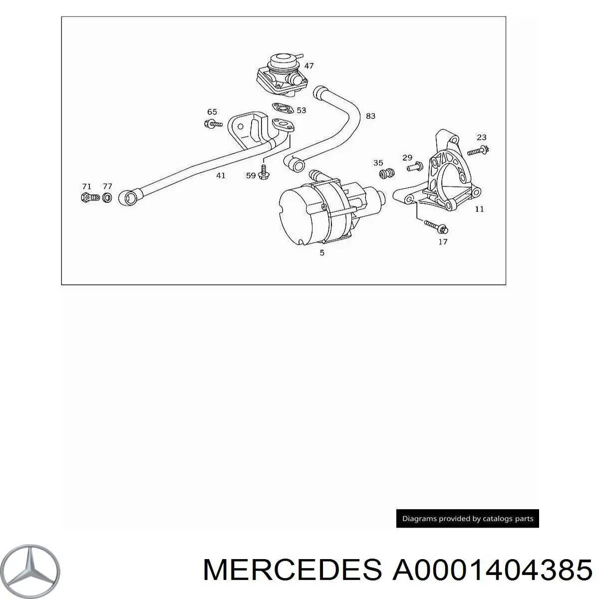 A0001404385 Mercedes bomba de aire