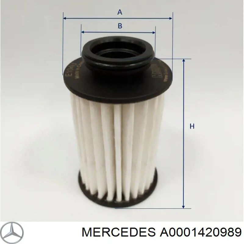 A0001420989 Mercedes filtro de anuncios azul