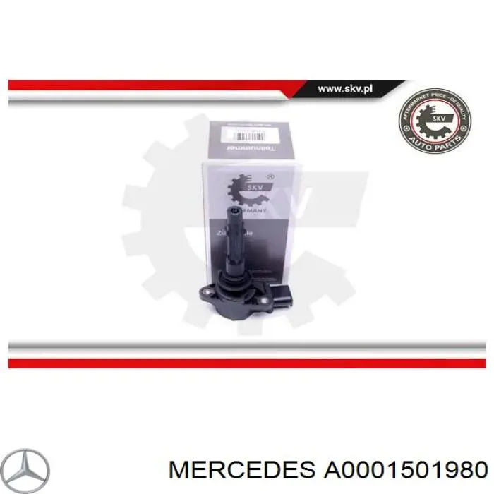 A0001501980 Mercedes bobina de encendido